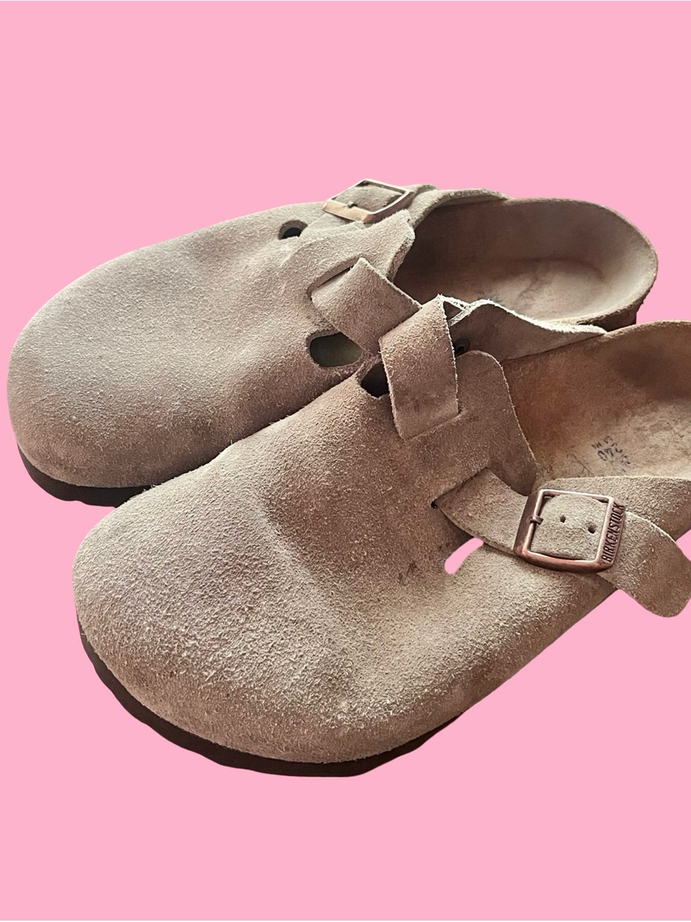 Birkenstock Boston Clog Taupe 37